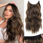 💖This Week's Hot Sales - 50% OFF🤩Women's Gradient Long Wavy Hair Wig, One-Piece with Adjustable Fit
