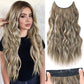 💖This Week's Hot Sales - 50% OFF🤩Women's Gradient Long Wavy Hair Wig, One-Piece with Adjustable Fit