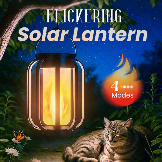 🌞2025 Summer Sale🔥Solar Lantern Outdoor Light with 4 Modes