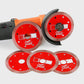 Ultra-fine corrugated tile cutting discs master