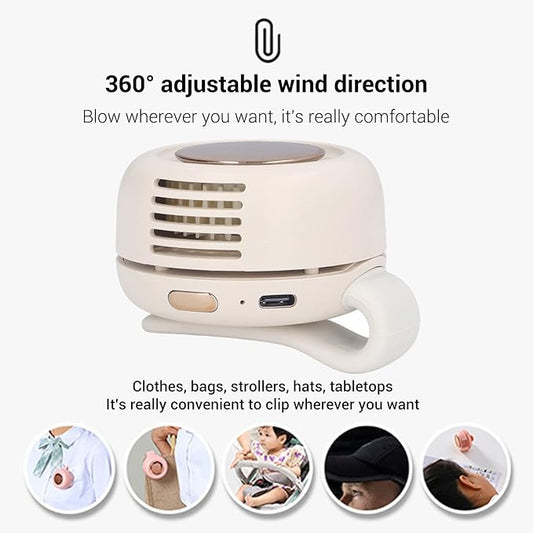 🍃2025 New-Save 50%✨️Portable Silent Mini Bladeless Electric Fan