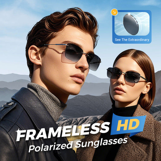 🎅Men's Stylish Frameless High Definition Polarized Sunglasses