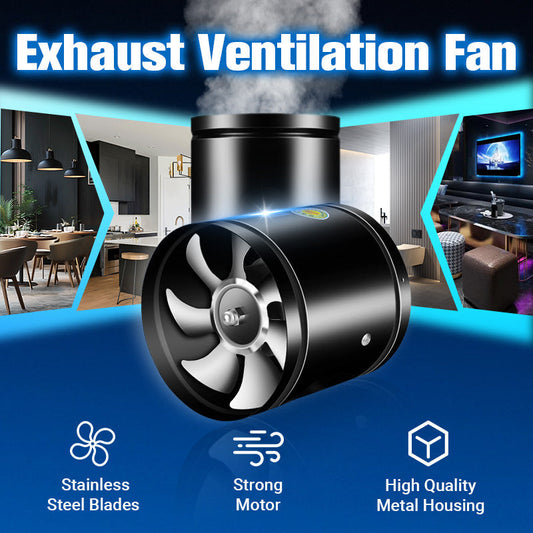 🔥Hot Sale 50% Off🔥Pousbo® [Super Suction] Multifunctional Powerful Mute Exhaust Fan