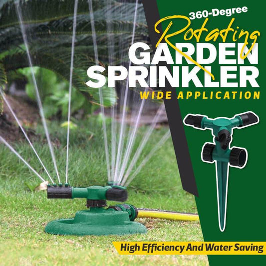 360-Degree Rotating Garden Sprinkler