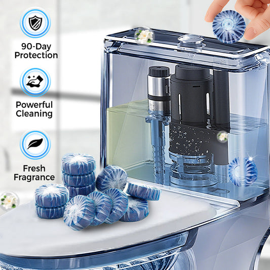 🌸Buy 2 Get 1 Free🌸Toilet Bowl Deodorizer Tablets with Fresh Aroma (1 tablet = 3 regular tablets) 🚽🧼