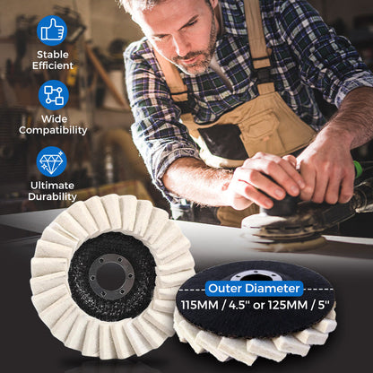 ✨Wool Felt Flap Polishing Disc