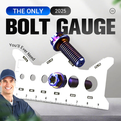 🔥For a limited time 24 hours 💥Hot Sale 58% off🎉Stainless Steel Double-Sided Bolt Gauge Card