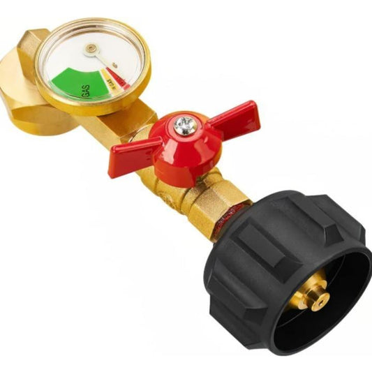 🔥HOT SALE 49% OFF🔥Top-Rated Propane Refill Elbow Adapter with Tank Gauge