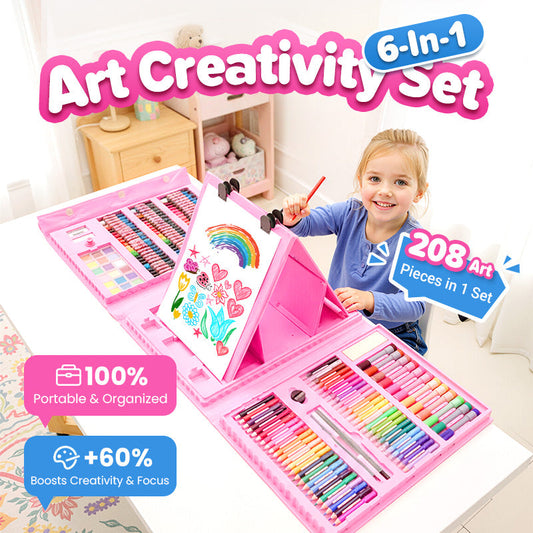 💗Hot Promotion 50% Off💗Deluxe 6-In-1 Art Creativity Set🎁The Best Present For Kids