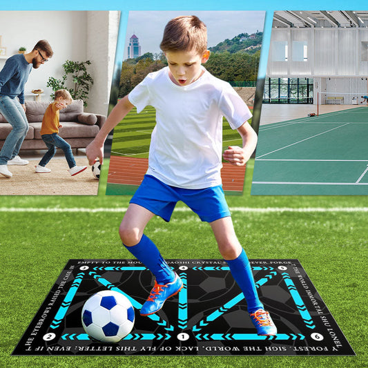 HOT SALE 53%OFF🎁 Help children practice football better🎁⚽Footwork Training Non-slip Football Training Mat