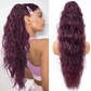 💜 LAST DAY PROMOTION 💜Curly Wavy Frizzy Hair Extension with Ponytail
