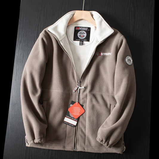 🎄🎅Suitable for both men and women🎁 Unisex Double-Layer Warm Jacket