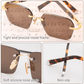 ✨50% OFF✨Natural Crystal Lens Sunglasses