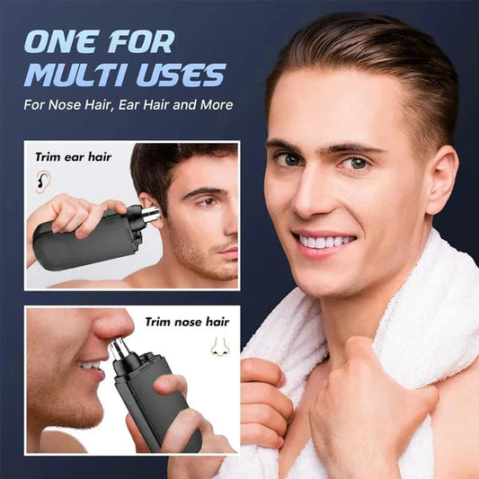 🔥2025 Hot sale🔥Portable Rechargeable Waterproof Nose Hair Trimmer