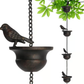 🔥Limited Time Sale 49% OFF🔥Where Rain Meets Art – Decorative Rain Chain with Bird Bath Design