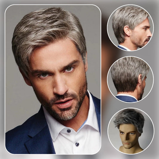 Best Gift for Yourself 🔥 New Men's Breathable Simulation Wig