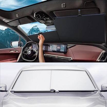 🔥Summer Hot Sale🔥Universal Retractable Sunshade for Car Front Windshields