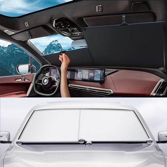 🔥Summer Hot Sale🔥Universal Retractable Sunshade for Car Front Windshields