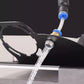 Stand for angle grinder to cut tiles at 45 angles