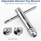 Adjustable T-Handle Ratchet Tap Tool Set