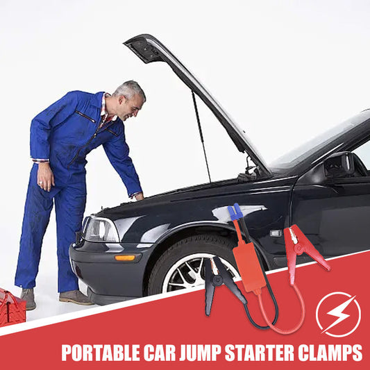 Portable Car Jump Starter Clamps