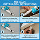 🎁 Hot Sale 49% OFF 🔥Universal Toilet Fill Valve with Adjustable Height