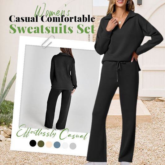 🎊Summer Sale Half Price🎊Women's Casual Comfortable Sweatsuits Set
