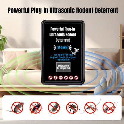 🔥BUY MORE GET MORE FREE🔥Powerful Plug-In Ultrasonic Rodent Deterrent
