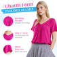 🎁Summer Hot Sale 50% OFF⏳Women's Casual Pleated V-Neck Short-Sleeve Top