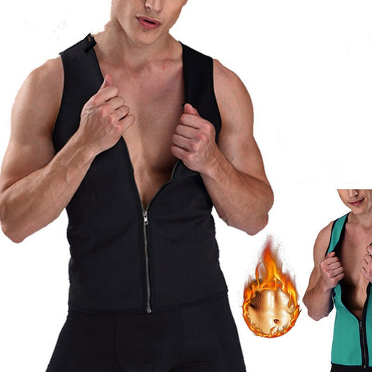 🎅Men's Workout Zipper Body Shaper Tank Top