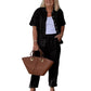 ✨Trending Now ✨Cotton-Linen Short Sleeve Shirt & Loose Pants Set