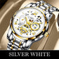 🎄Christmas Sale 50% OFF🔥Men's Waterproof Roman Skeleton Automatic Mechanical Watch