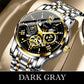 🎄Christmas Sale 50% OFF🔥Men's Waterproof Roman Skeleton Automatic Mechanical Watch