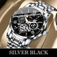 🎄Christmas Sale 50% OFF🔥Men's Waterproof Roman Skeleton Automatic Mechanical Watch