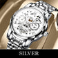 🎄Christmas Sale 50% OFF🔥Men's Waterproof Roman Skeleton Automatic Mechanical Watch
