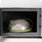 🔥New Hot Selling 50% OFF❤️‍🔥 Clear Microwave Splatter Cover with Water Steamer and Handle