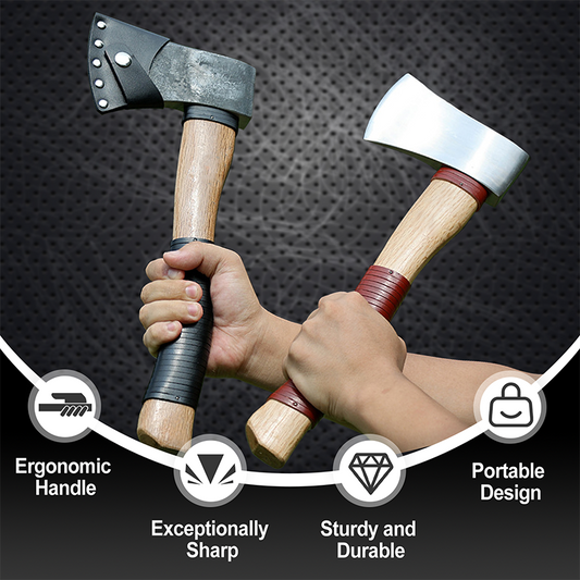 🎉2025 New Products Hot Sale✨Durable Hatchet with Wood Handle