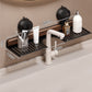 ⏳Time-limited Special 50% OFF⏰Walnut Suction Cup Bathroom Shelf