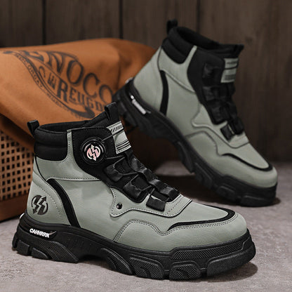 ⏳Time-limited Special⏰Men's PU Leather Non-Slip Work Boots
