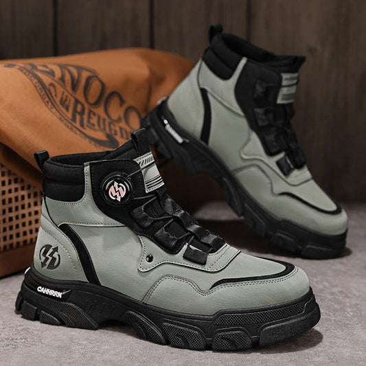 ⏳Time-limited Special⏰Men's PU Leather Non-Slip Work Boots