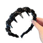 🔥2025 Hot Sale🔥Pretty Black Beaded Everyday Headband