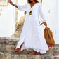 🔥Hot Sale（💥50%OFF）🔥Women’s Loose V- Neck Maxi Dress