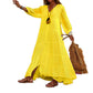 🔥Hot Sale（💥50%OFF）🔥Women’s Loose V- Neck Maxi Dress