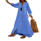 🔥Hot Sale（💥50%OFF）🔥Women’s Loose V- Neck Maxi Dress