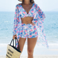 🔥Hot Sale（💥50%OFF）🔥Women's 3-Piece Bikini Set with Cover-Up