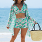 🔥Hot Sale（💥50%OFF）🔥Women's 3-Piece Bikini Set with Cover-Up