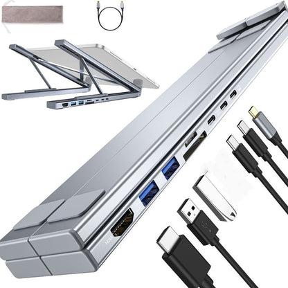 🏆50% OFF🏆 USB-C Docking Station Laptop Stand with 4K HDMI⚡
