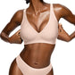 💜 LAST DAY PROMOTION - 50%OFF💜Womens Comfortable Wireless Bras Push Up Bralettes Seamless Tshirts Bras Deep V Everyday Bras