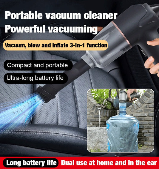 🔥Hot Sale🔥Blow, Vacuum and Inflate all-in-one Cordless Vacuum Cleaner for Home and Car
