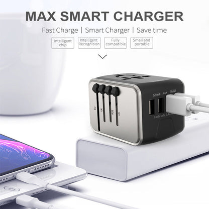 💥50% OFF💥Universal Travel Plug Adapter With 4 USB Ports